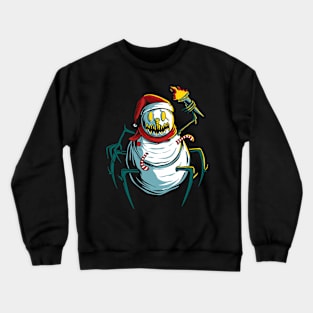 Scary Snowman Crewneck Sweatshirt